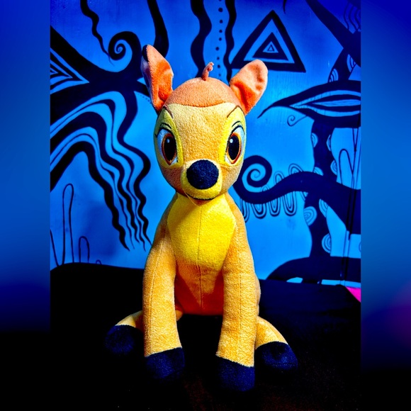 Disney Other - Bambi Faline 11" Plush Sitting Stuffed Animal Walt Disney Deer Fawn Sewn Eyes